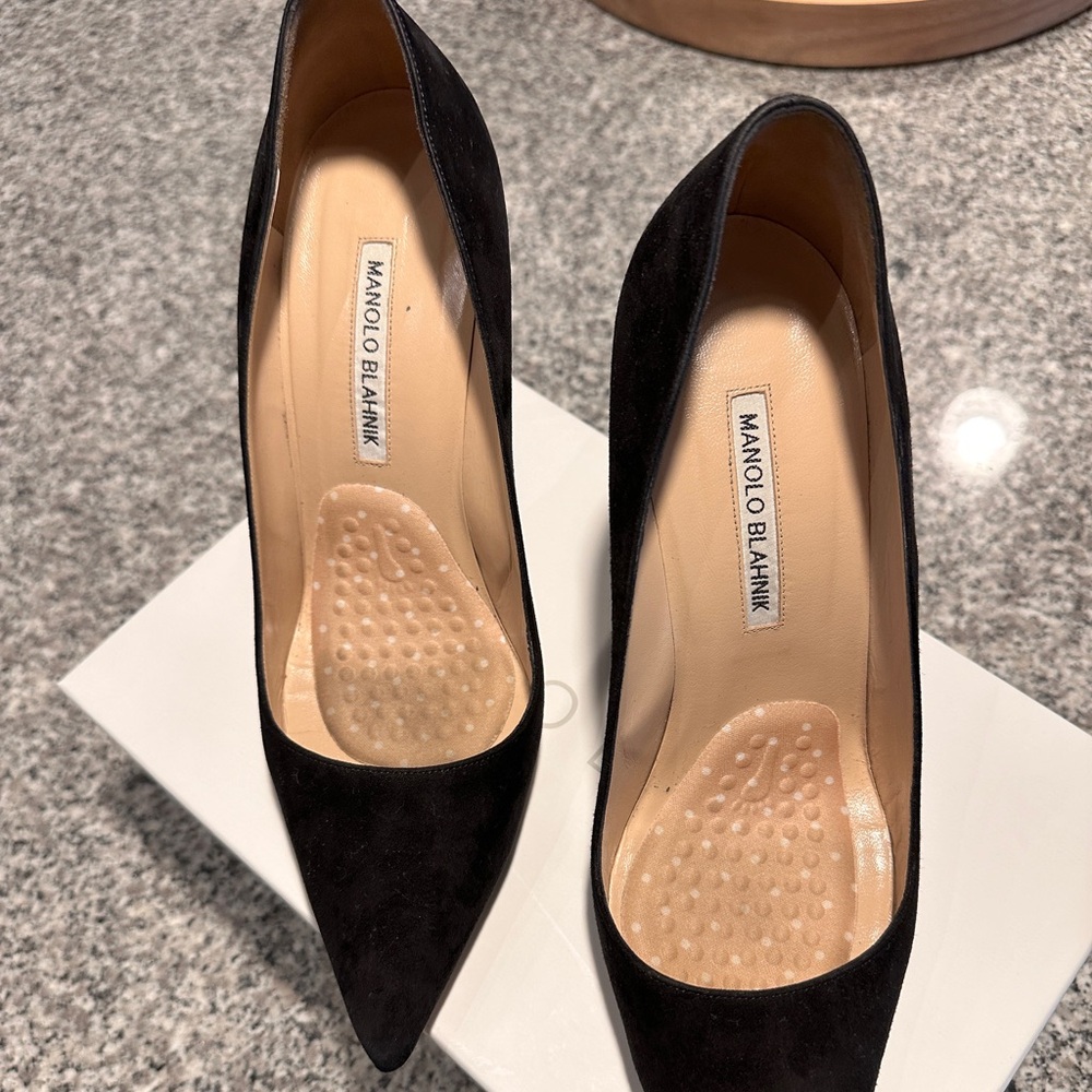 Manolo Blahnik Bb Crepe 90mm High-heel Pumps